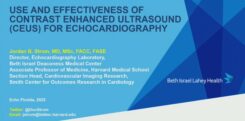 Use and Effectiveness of Contrast Enhanced Ultrasound (CEUS) for Echocardiography – SDMS